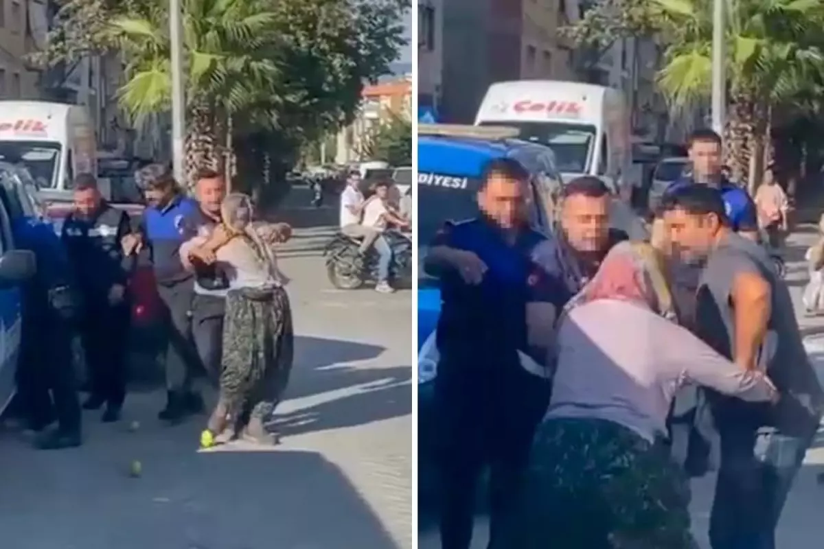Zabıtaların yaşlı kadına muamelesi yürekleri sızlattı