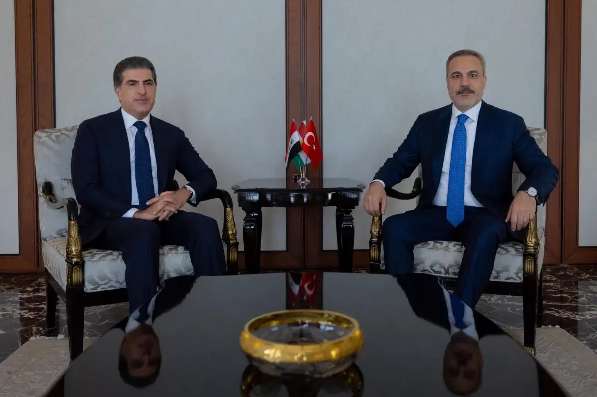 Hakan Fidan ve Neçirvan Barzani Ankara'da Bir Araya Geldi