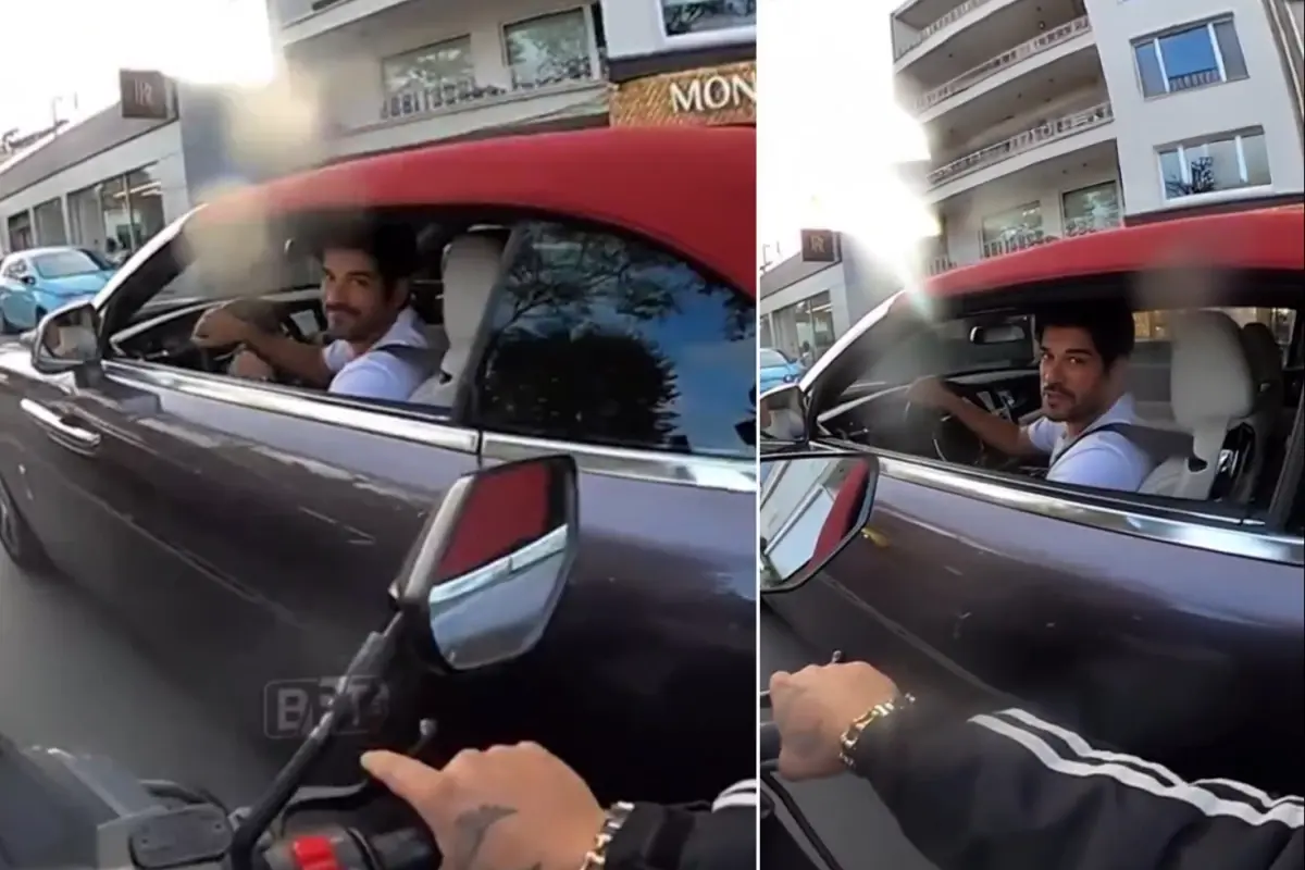 Burak Özçivit trafikte hayranının sorusu karşısında ne diyeceğini bilemedi