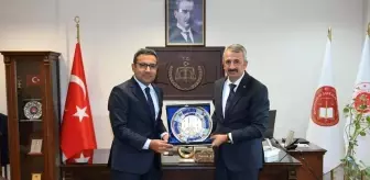 Edirne Valisi Yunus Sezer, İdare Mahkemesi Başkanını Ziyaret Etti