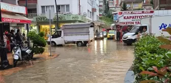 Bulancak'ta Sağanak Yağış Hayatı Olumsuz Etkiliyor