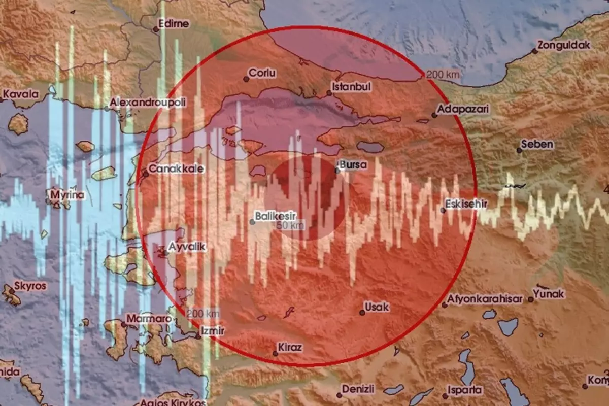 İstanbul'da korkutan deprem.
