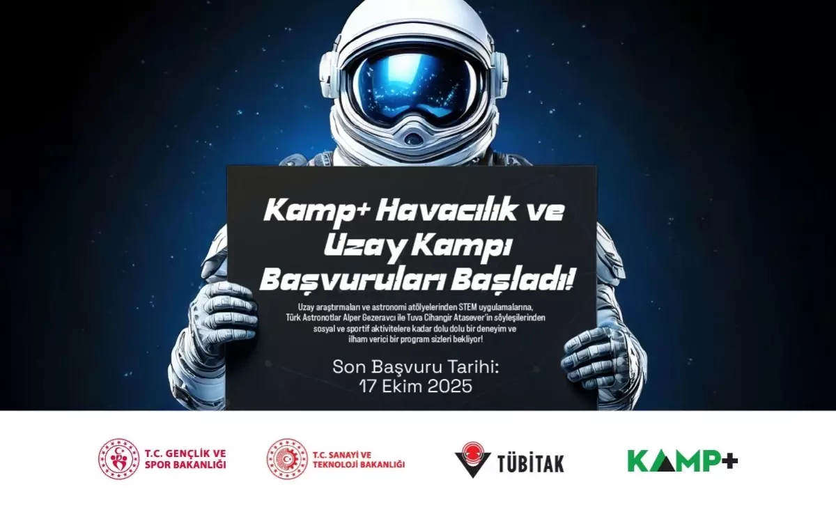 KAMP+ Havacılık ve Uzay Kampı Başvuruları Başladı
