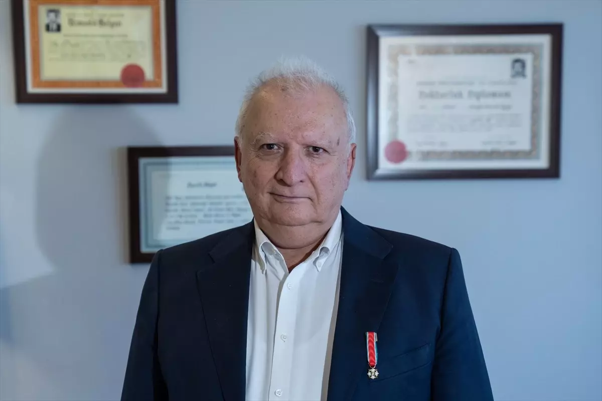 Prof. Dr. Nuri Özgirgin'e İtalya Yıldızı Nişanı Şövalyelik Unvanı Verildi.