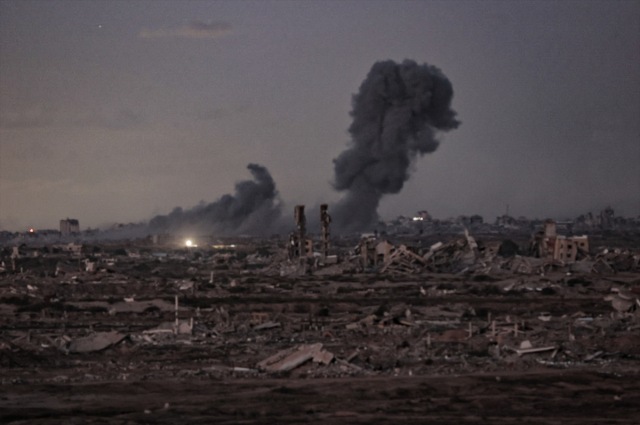 The Israeli army began to withdraw from Gaza after the ceasefire