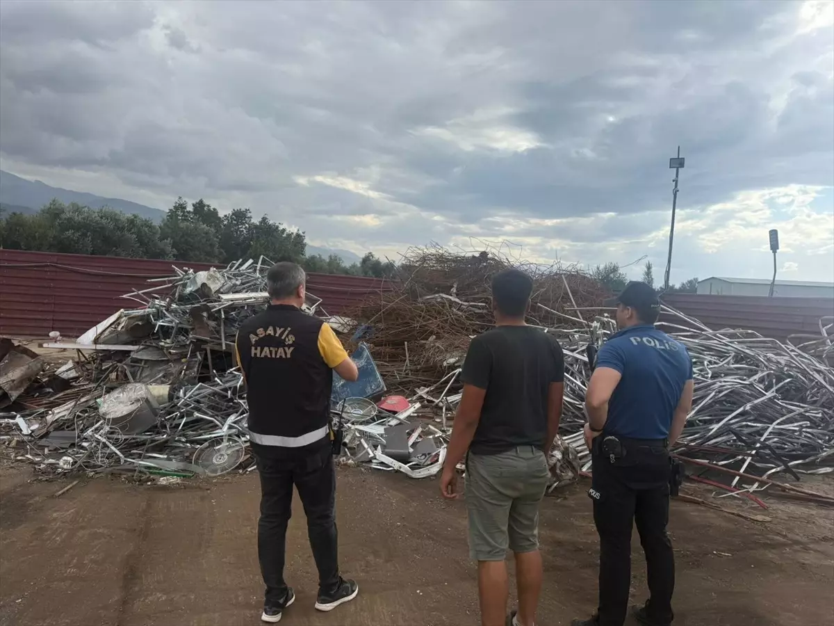 Dörtyol'da Hurdacılara Denetim: 4 Ruhsatsız İşletmeye İşlem