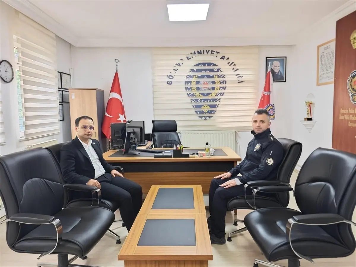 Kaymakam Kahveci, Gölova İlçe Emniyet Amirliğini Ziyaret Etti