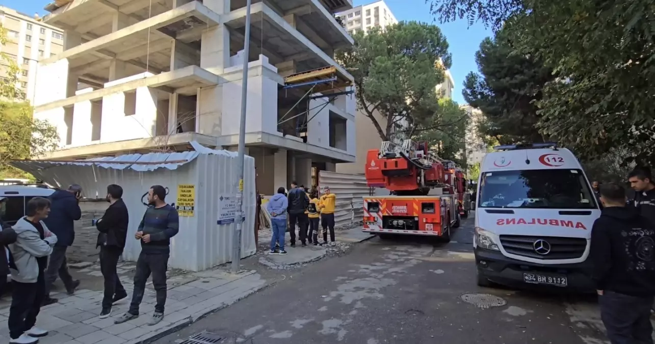 Kadıköy'de İnşaatta Yüksekten Düşen İşçi Hayatını Kaybetti
