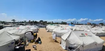 Gazze'de MÜSİAD Çadır Kenti Açıldı