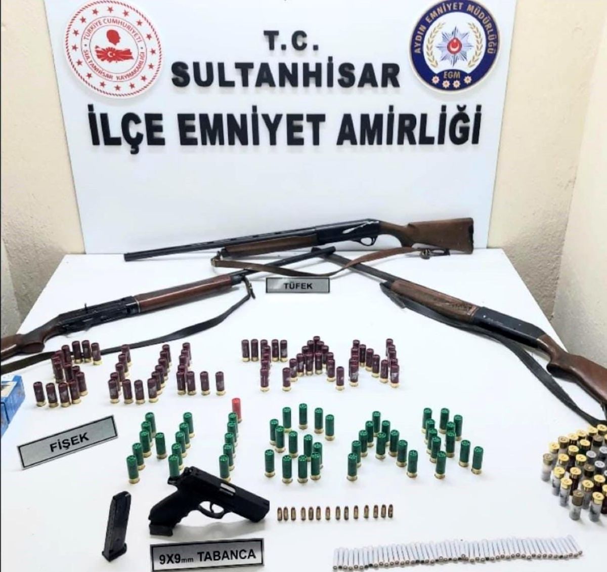 Aydın'da Ruhsatsız Silah Operasyonu: 3 Silah Ele Geçirildi