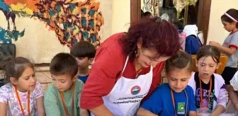Antalya'da Çocuklar Keçe Sanatıyla Tanıştı