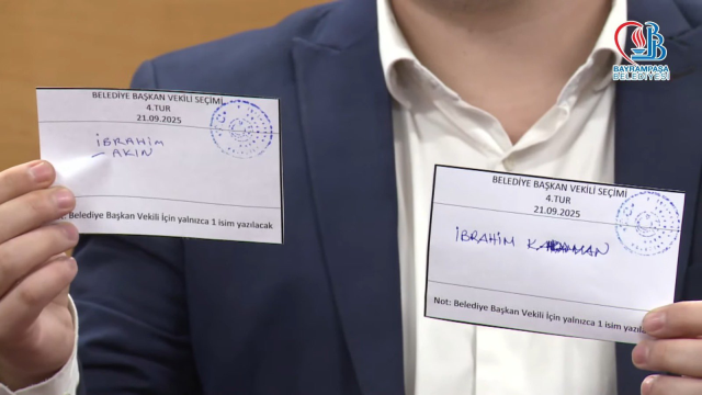 The objection was accepted, the deputy mayoral election in Bayrampaşa will be held again