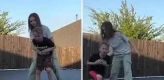 10 yaşındaki kız, boğazına şeker kaçan kardeşini heimlich manevrası uygulayarak kurtardı