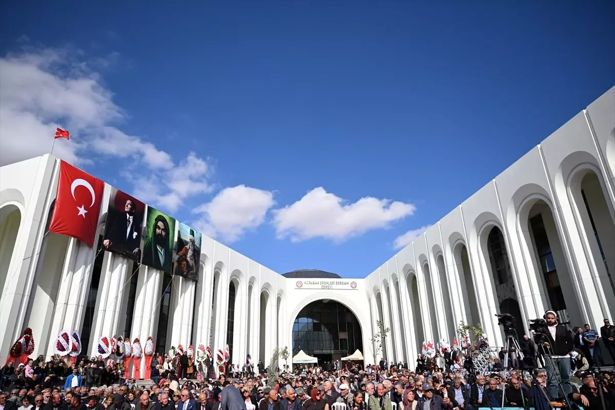 Bakan Tekin, Hacıbektaş Horasan Erenleri Dergahı Cemevi Külliyesi'nin açılışında konuştu Açıklaması