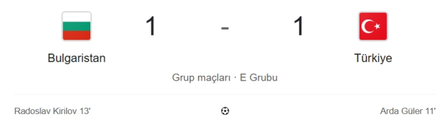 Bulgaristan Türkiye maçı kaç kaç, bitti mi? MAÇ SONUCU! Bulgaristan Türkiye golleri kim attı, canlı maç anlatımı!