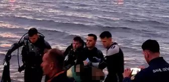 Gelibolu'da batan balıkçı teknesinde arama çalışması