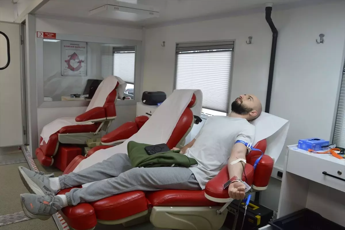 Türk Kızılay'dan Havza'da Kan Bağışı Çalışması