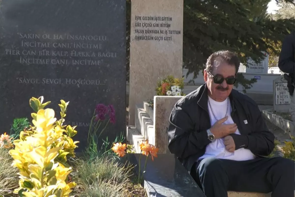 İbrahim Tatlıses'ten Neşet Ertaş'ın mezarına ziyaret: Çok ekmeğini yedik