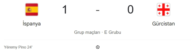 İspanya Gürcistan maçı kaç kaç, bitti mi? MAÇ SONUCU! İspanya Gürcistan golleri kim attı, canlı maç anlatımı!