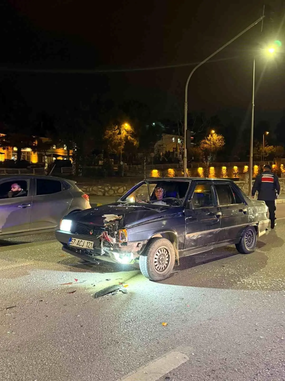 Karabük'te Motosiklet Sürücüsüne Otomobil Çarpması Sonucu Yaralanma