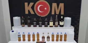 Kırşehir'de Kaçak Alkol Operasyonu: 40 Litre Etil Alkol ve 21 Litre Sahte İçki Ele Geçirildi
