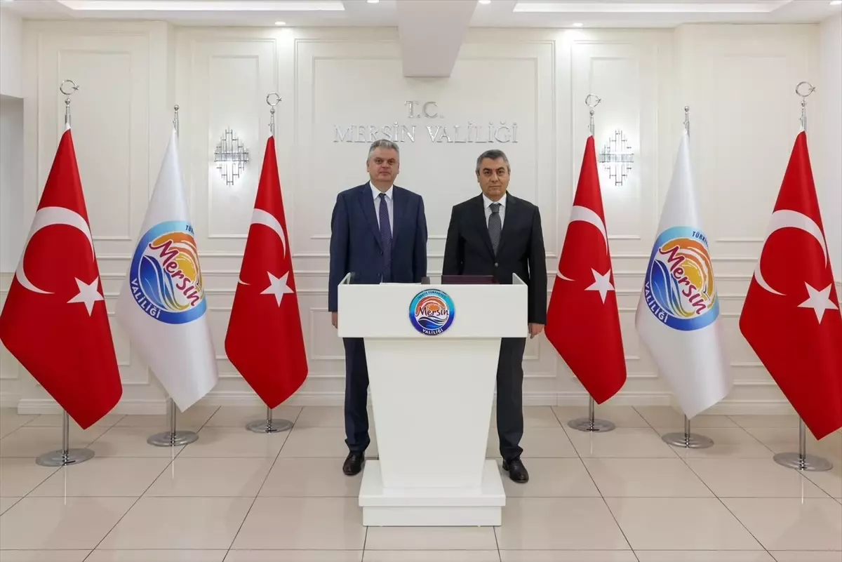 Moldova'nın Ankara Büyükelçisi Serebrian'dan Mersin Valiliğine ziyaret