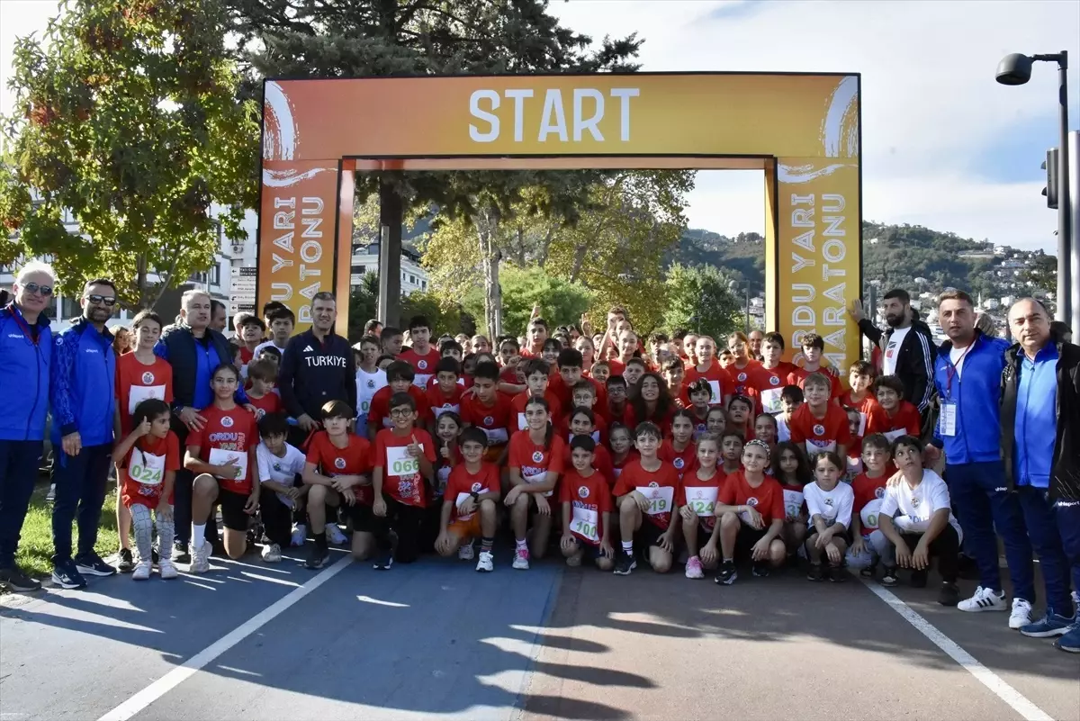 Ordu'da Çocuk Maratonu Coşkusu