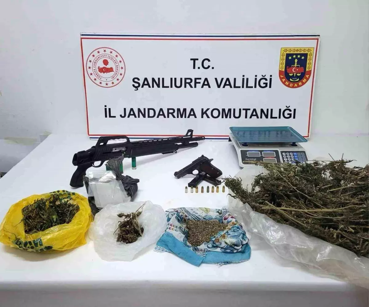Şanlıurfa'da Uyuşturucu ve Silah Operasyonu