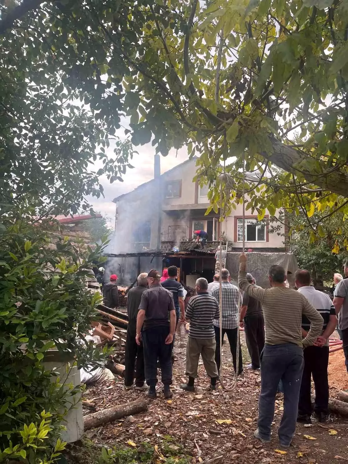 Sinop'ta Bir Evde Yangın Çıktı