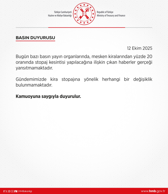 Statement from the ministry that provides relief to those renting out their homes