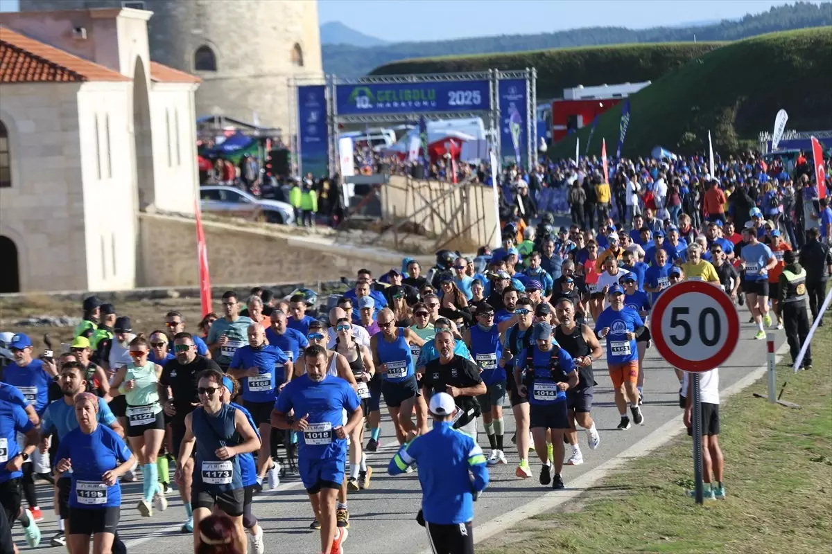 Çanakkale'de 10. Uluslararası Gelibolu Maratonu Coşkusu