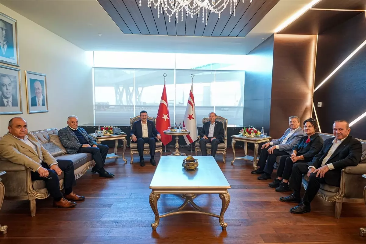Cumhurbaşkanı Yardımcısı Yılmaz, KKTC'de Temaslarda Bulundu