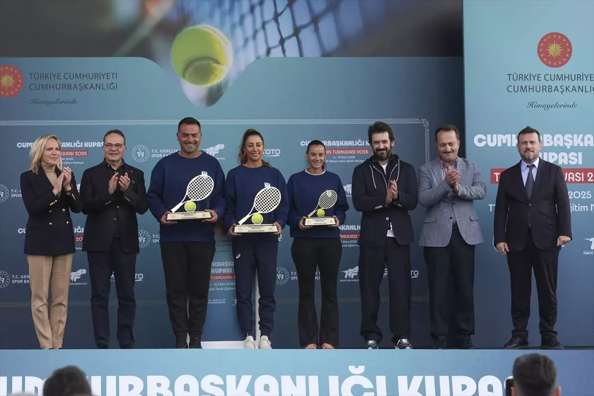Cumhurbaşkanlığı Kupası Tenis Turnuvası'nda Şampiyonlar Belli Oldu