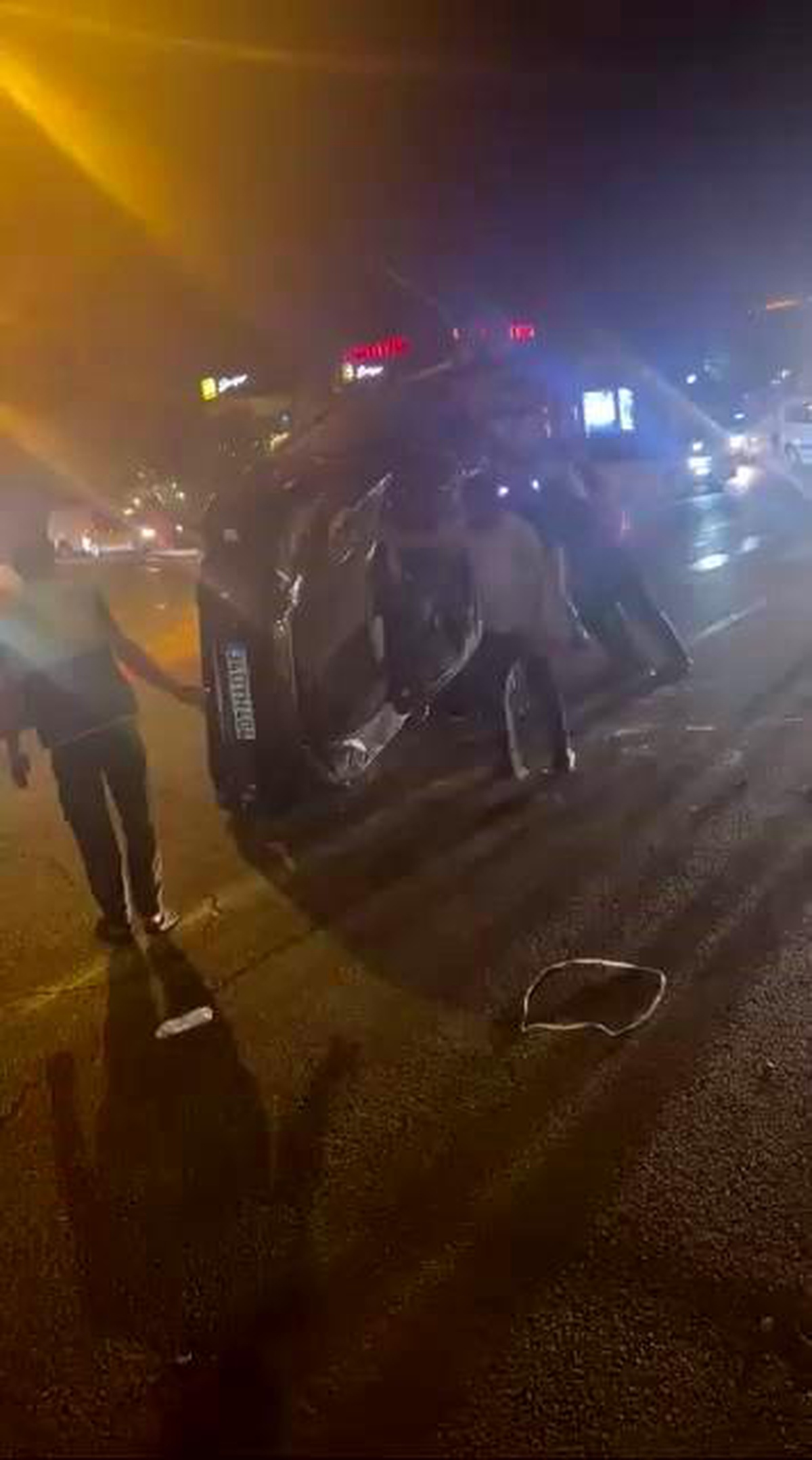 Diyarbakır'da Takla Atan Araçta 1 Yaralı