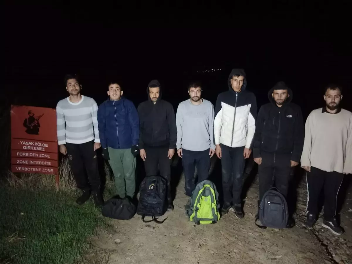 Edirne'de 16 Düzensiz Göçmen Yakalandı