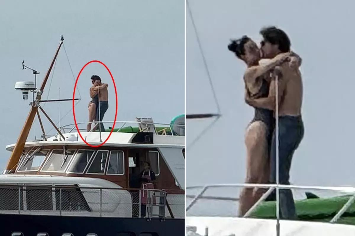 Katy Perry ile Justin Trudeau lüks yatta dudak dudağa görüntülendi