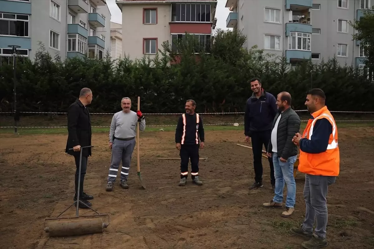 Kırklareli Millet Bahçesi'nde Çevre Düzenlemesi Başlatıldı