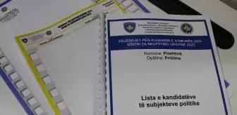 Kosova'da Yerel Seçimler İçin Sandık Başına Gidildi