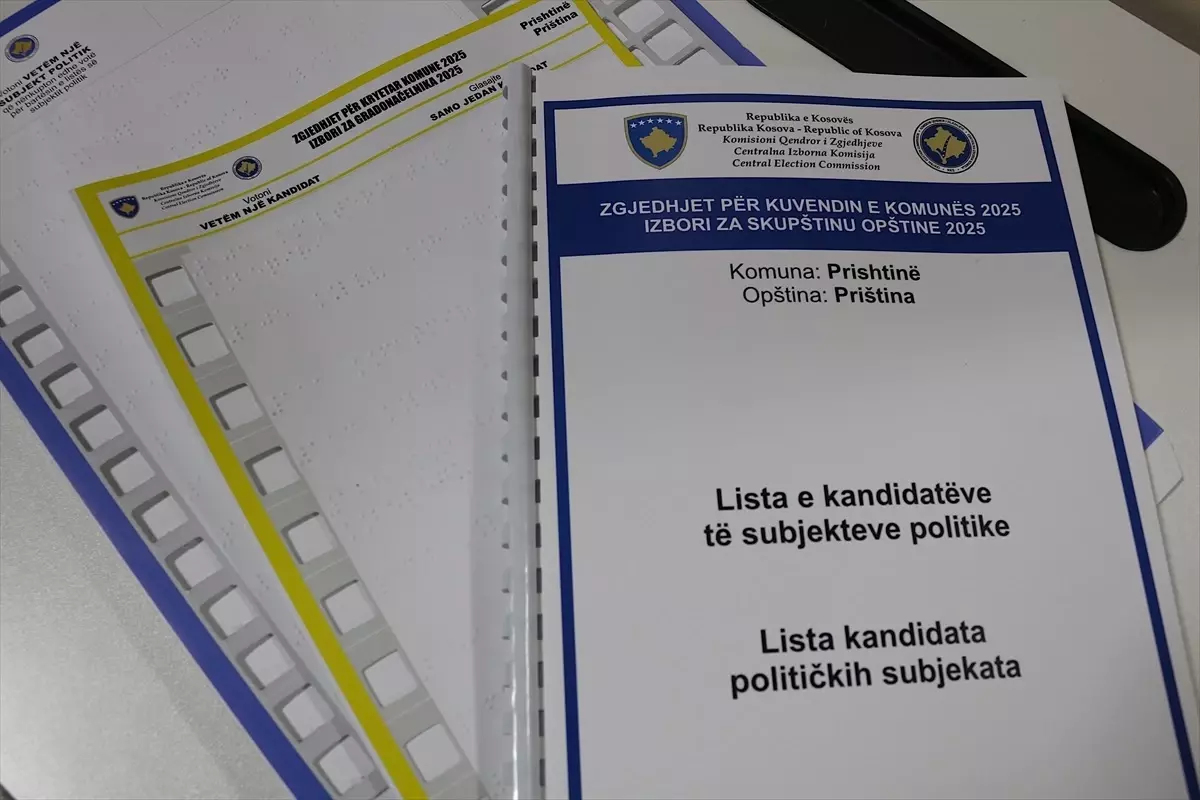 Kosova'da Yerel Seçimler İçin Sandık Başına Gidildi