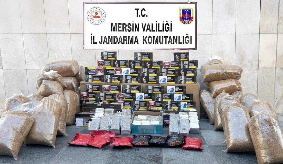 Mersin'de Sigara Kaçakçılığı Operasyonu: 3 Gözaltı