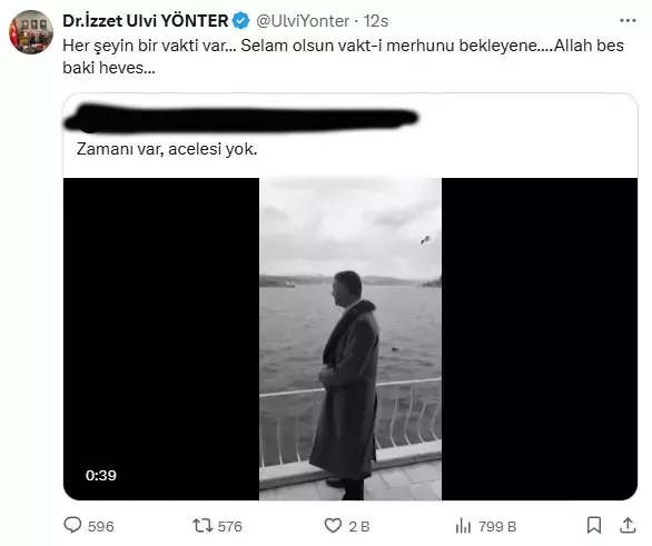 Sosyal medya paylaşımlarından bir görüntü
