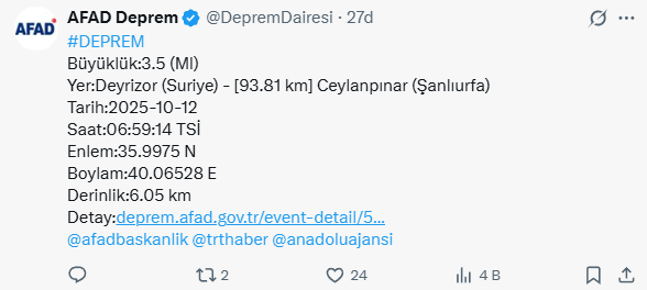 Frightening earthquake in Muğla! Great panic occurred in surrounding provinces