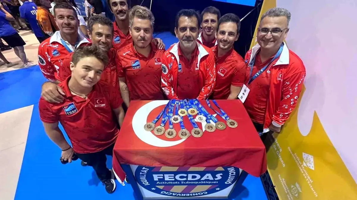 Türkiye Sualtı Görüntüleme Milli Takımı, Dünya Şampiyonası'nda 6 Madalya Kazandı