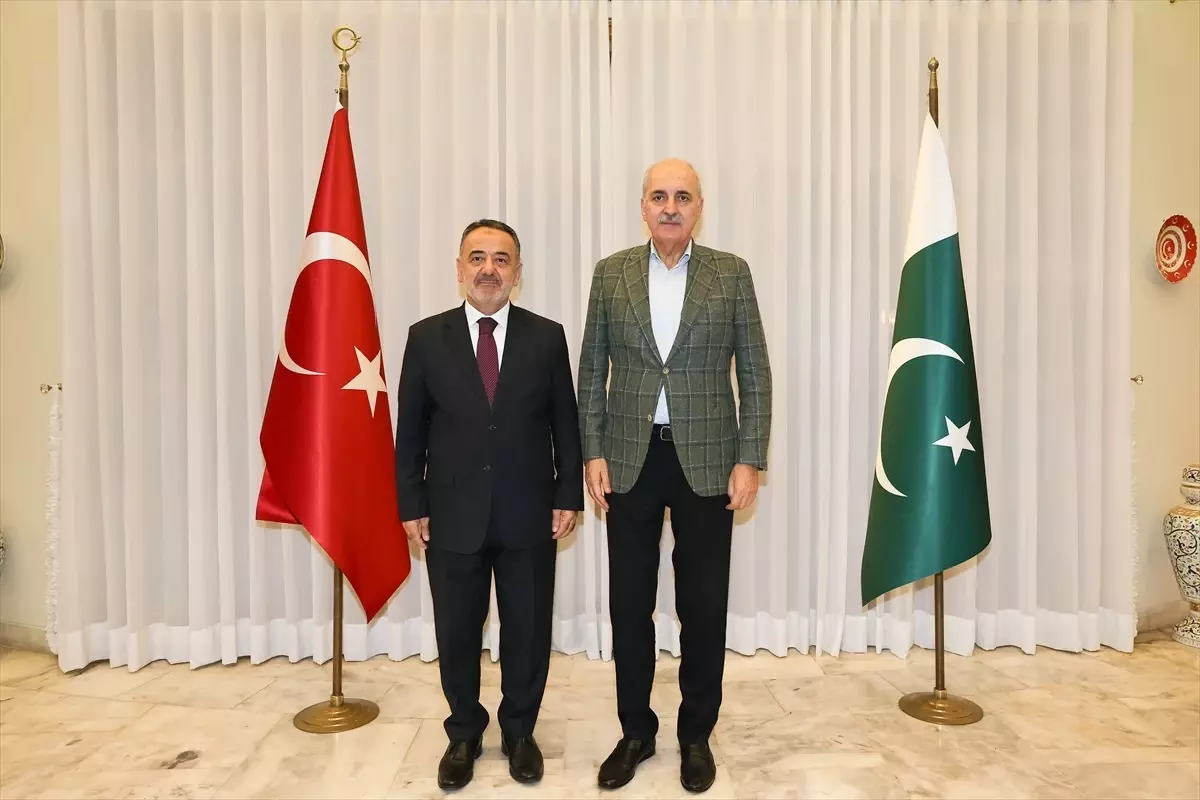 TBMM Başkanı Numan Kurtulmuş, Pakistan'da Büyükelçiliği Ziyaret Etti