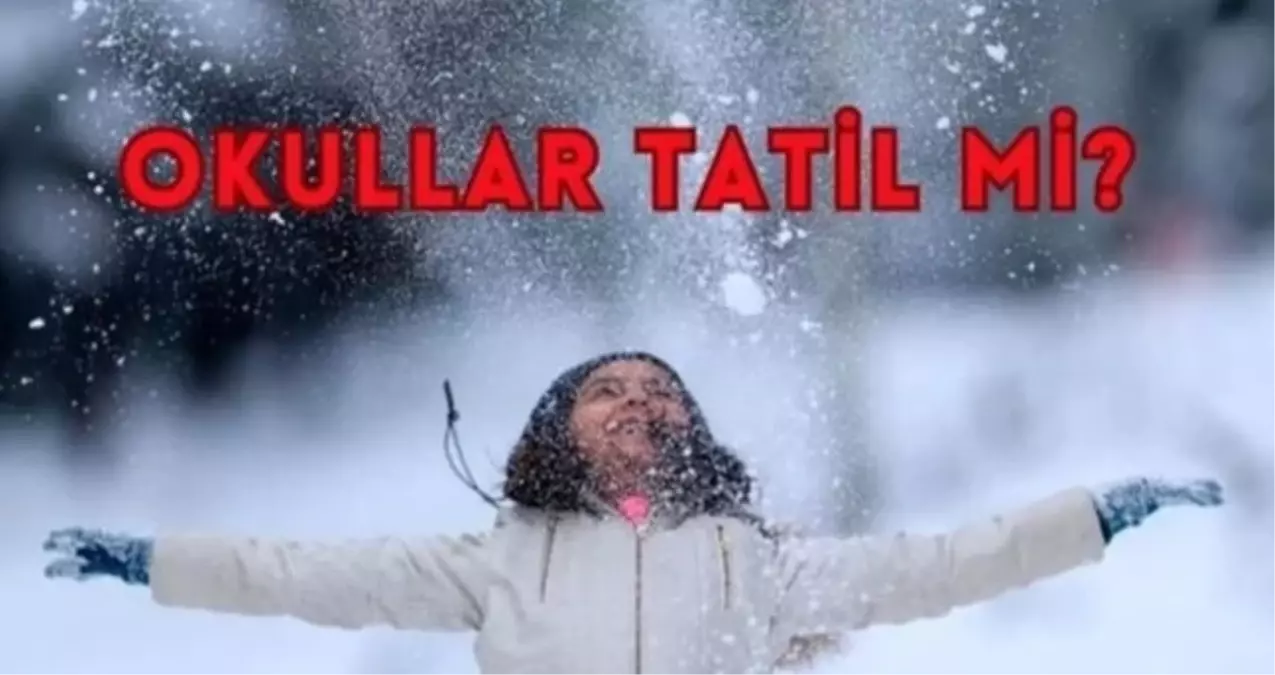 Yarın okullar tatil mi? 13 Ekim okullar tatil mi? Hangi illerde kar tatili var?