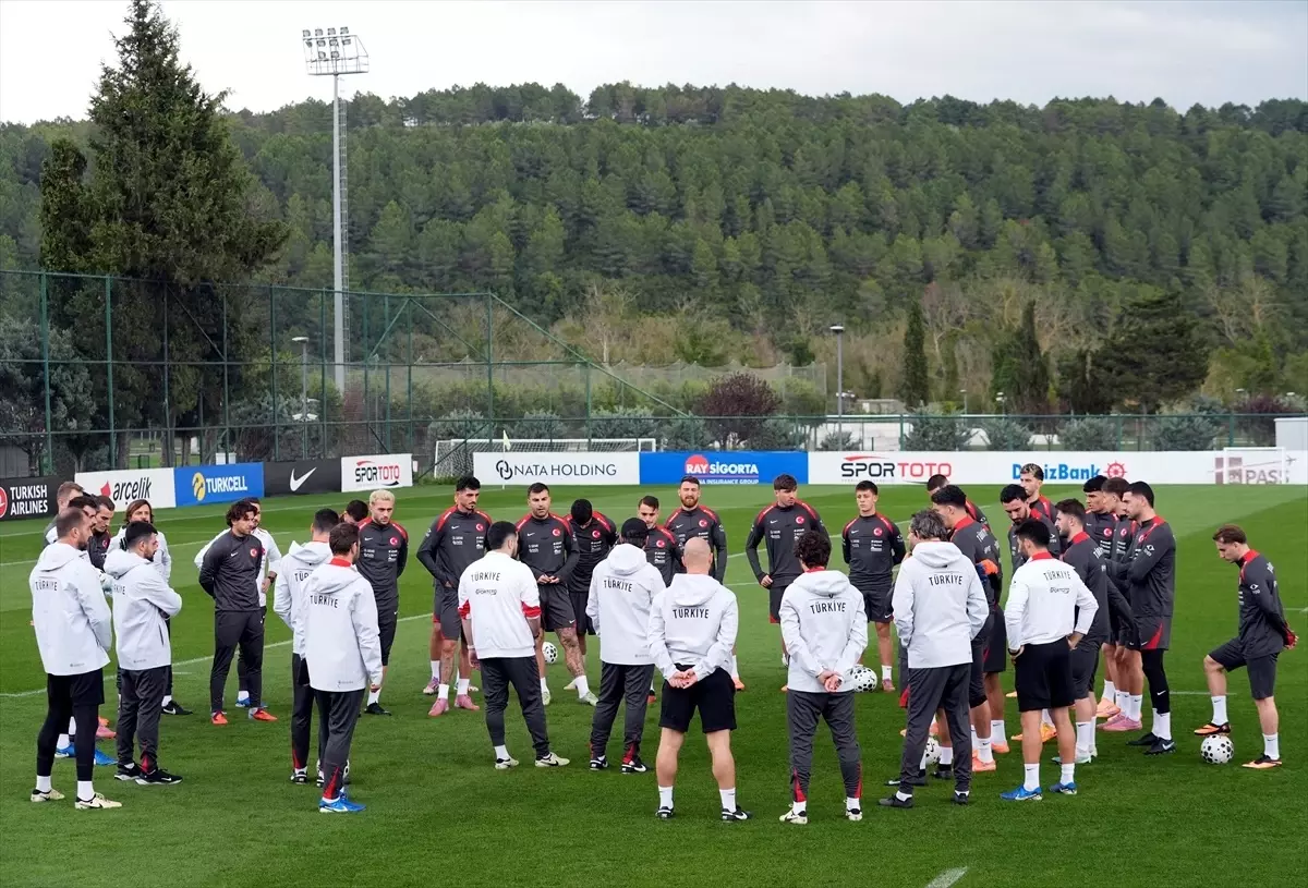 A Milli Takım Gürcistan Maçı Hazırlıklarını Tamamladı