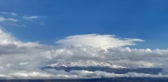 Ağrı Dağı Karla Kaplandı