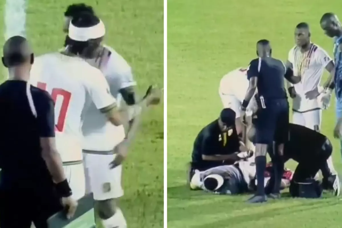 Aylar sonra sahalara dönen futbolcu 1 dakikada kabusu yaşadı