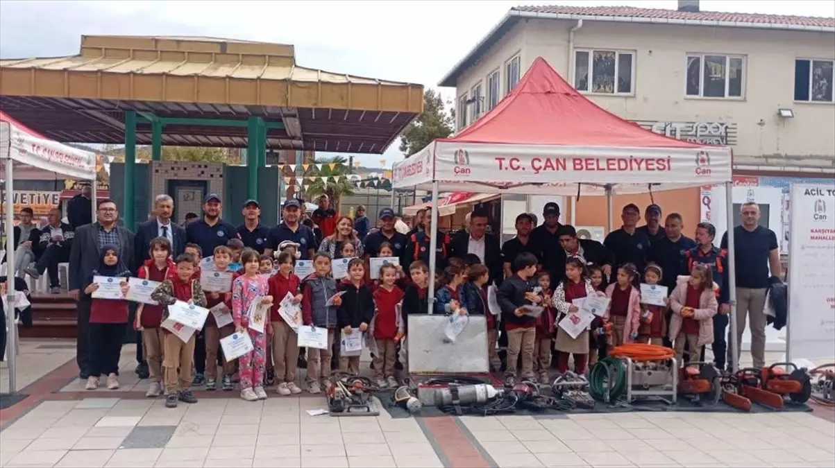 Çan'da Afet Risklerine Hazırlık Etkinliği Düzenlendi
