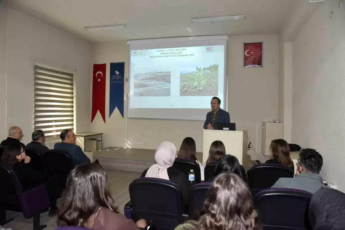 Düzce Üniversitesi'nde Plantasyon Ormancılığı Paneli Düzenlendi